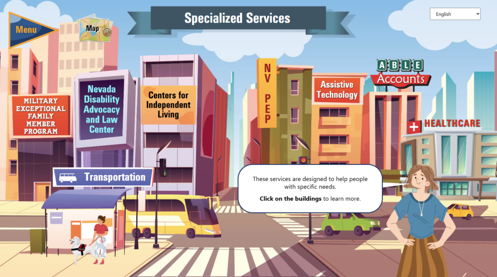 Specialized Services Screen