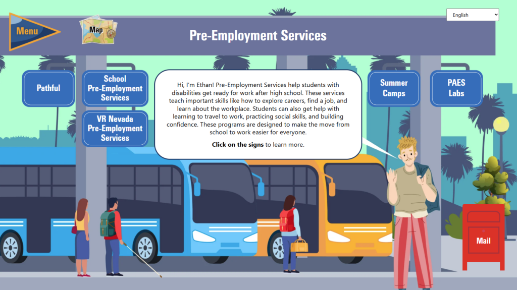 Pre-Employment Services Screen