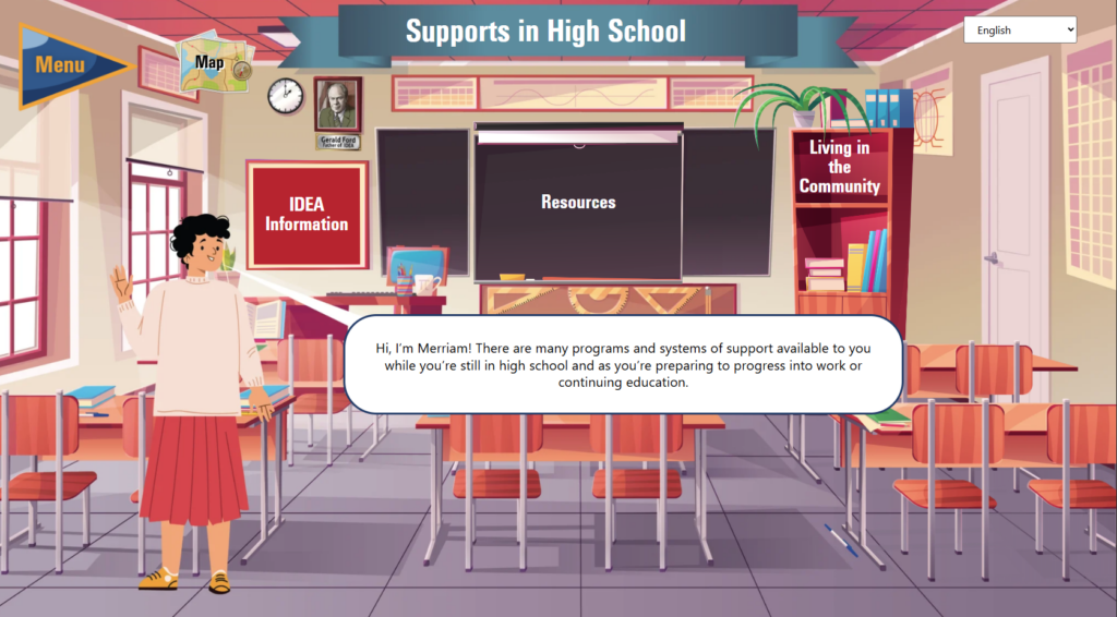 supports in high school screen